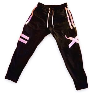 ALL ABOUT THE DRIP JOGGERS —— BLACK/WHITE